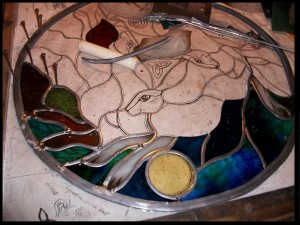 3 Hares Roundel Detail 4